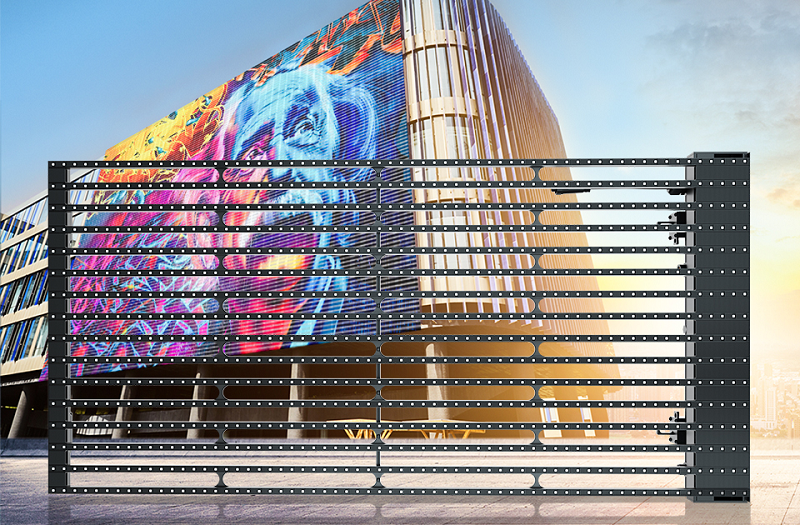 華邦瀛LED格柵屏，助力戶(hù)外廣告價(jià)值躍升！
